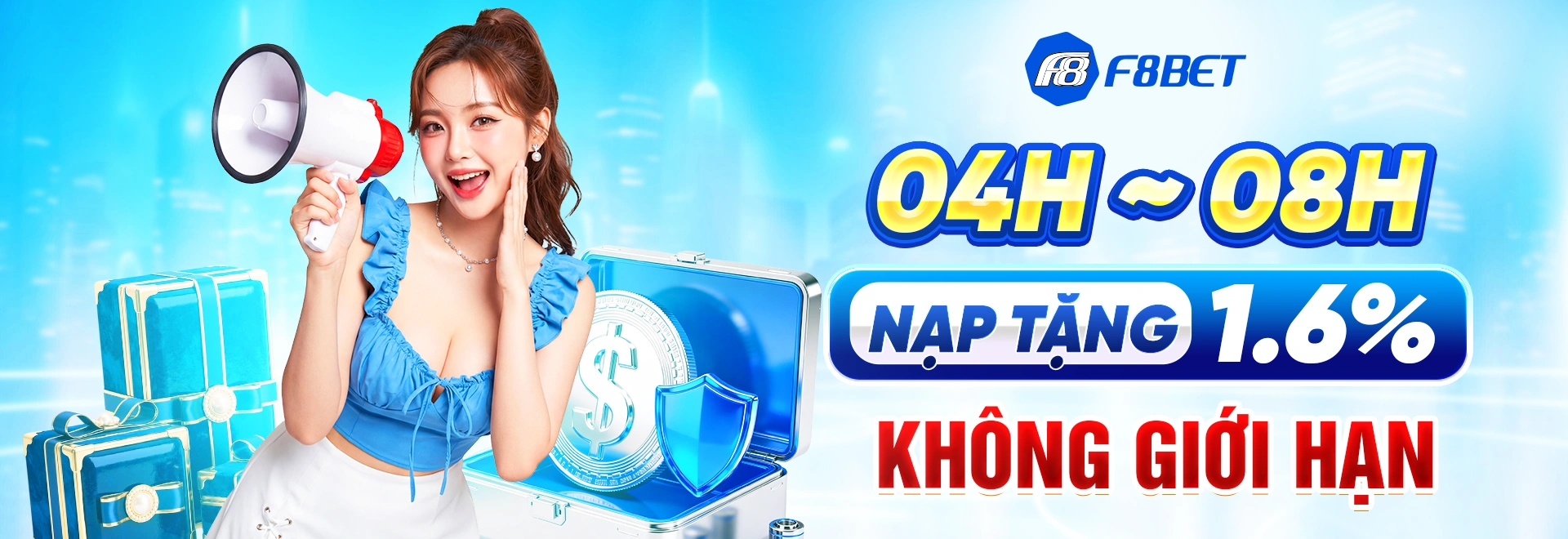 banner f8bet 04h-08h nạp tặng 1.6% không giới hạn